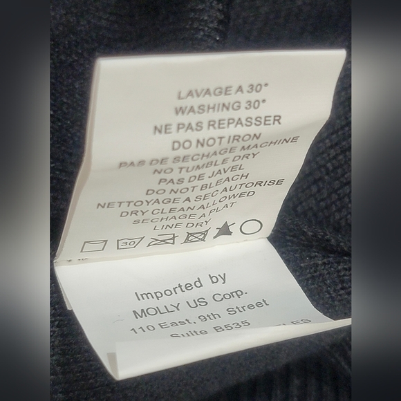 Anthropologie Lili Sidonio + Holly Bracken Embellished Sequin Swester Size Small - Picture 12 of 13